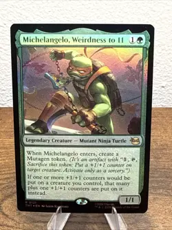 Michelangelo, Weirdness to 11 Teenage Mutant Ninja Turtles Foil - Image 1