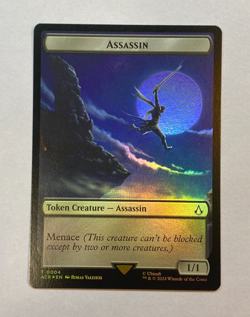 MTG - Human Rogue / Assassin (Token) - FOIL - Assassin's Creed - Image 2
