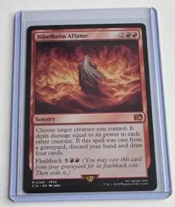 Nibelheim Aflame #146 Final Fantasy Mythic Sorcery MTG NM/M - Image 1