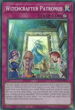 ETCO-EN077 Witchcrafter Patronus Super Rare 1st Edition Near Mint YuGiOh TCG - Image 1