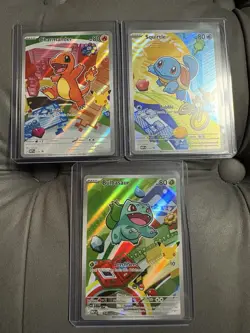 Pokemon TCG First Partner Illustration Collection Series 1 Full Set of 9 Promos - Image 3