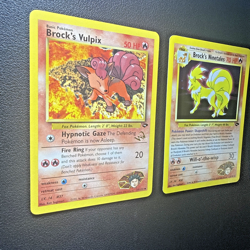 Brock's Ninetales & Vulpix 'W" Stamp Vintage Pokemon Gym Challlenge: 2-Card Lot - Image 5