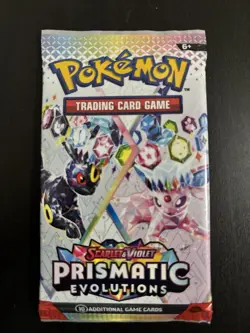 22.6g HEAVY Prismatic Evolutions Booster Pack Pokemon TCG -Umbreon Artwork NEW - Image 2