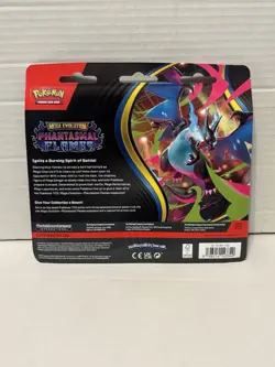 Pokemon TCG Phantasmal Flames 3-Pack Blister with Sneasel Promo Card - Image 2