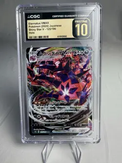 Pokemon Eternatus VMAX Shiny Star V Japanese Full Art #125 CGC 10 Pristine - Image 1
