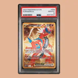 2023 POKEMON SVI EN-SCARLET & VIOLET HYPER RARE #254 KORAIDON EX PSA 10 - Image 1