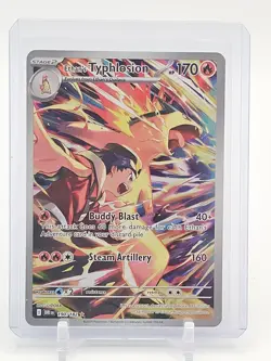 ETHAN'S TYPHLOSION 2025 POKEMON DESTINED RIVALS ILLUSTRATION RARE #190/182 Q7037 - Image 1