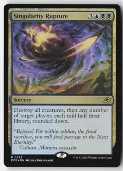 MTG - Singularity Rupture FOIL R Edge of Eternities 228 LP-NM - Image 1