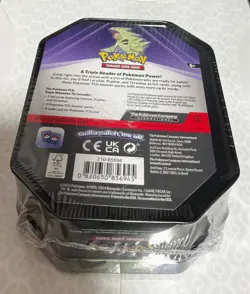 Pokemon TCG Triple Whammy Tyranitar Collector Tin Factory sealed - Image 2