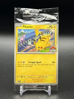 Pikachu SVP 190 World Championships 2024 Promo SEALED - Pokemon TCG - NM - Image 1