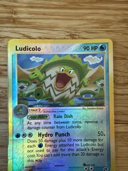 Pokemon Ludicolo 7/100 Sandstorm Reverse Holo 2003 MP - Image 4