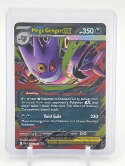 MEGA GENGAR EX 2025 POKEMON PHANTASMAL FLAMES DOUBLE RARE #056/094 Q7037 - Image 1