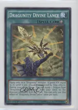 Dragunity Divine Lance 1st Ed. YuGiOh The Secrets of Eternity #SECE-EN062 - Image 1