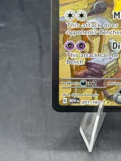 Pokemon Alakazam EX 201/165 Scarlet & Violet 151 Special Illustration Rare - Image 4