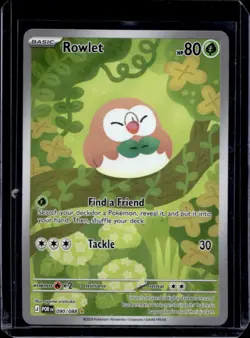 2026 Pokemon Perfect Order Rowlet Illustration Rare #090/088 - Image 1