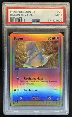 2003 Pokemon EX Dragon Bagon Reverse Holo #23/97 PSA 9 - Image 1