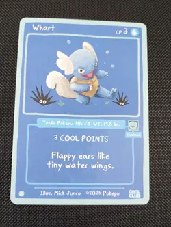 Pokepu Whart (Wartortle) 2025 Cool Club Collection Mick Junco Pokemon Fan Art - Image 1