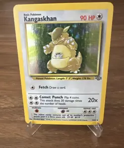 Kangaskhan 5/64 Holo Rare Jungle Pokemon - Image 1