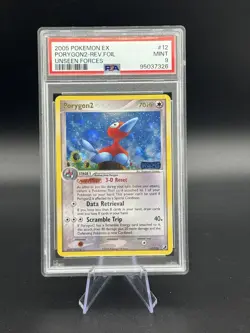 Porygon2 12/115 - Reverse Holo - Unseen Forces - Pokemon - Psa 9 - Image 1