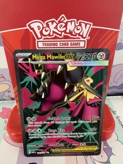 Pokemon Mega Mawile ex 162/132 Mega Evolution Holo NM - Image 1