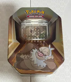 Pokemon TCG Triple Whammy Slaking Collector Tin Factory sealed - Image 1