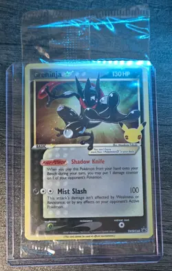 Pokemon Greninja Gold Star SWSH144 Sword & Shield Promo SEALED - Image 1