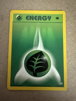 Pokemon Neo Genesis 1st Edition Grass Energy 108/111 - Image 1