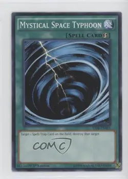 Mystical Space Typhoon 1st Ed. YuGiOh Starter Deck: Yuya #YS16-EN025 - Image 1