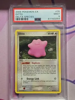 Pokemon Ditto 35/113 Delta Species Uncommon Regular PSA 9 2005 RARE POP 53 - Image 1