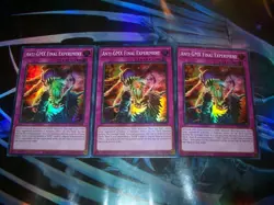 3x Anti-GMX Final Experiment 1st Edition Super Rare BLZD-EN096 Yu-Gi-Oh! - Image 1