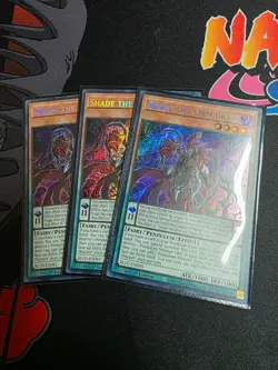 Yugioh Shade the Obscure x3 - 1 error BLZD-EN083 Secret Rare 1st Edition NM - Image 1
