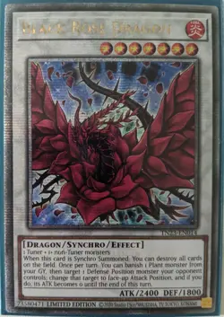 YuGiOh Black Rose Dragon Quarter Century Secret Rare TN23-EN014 - Image 1