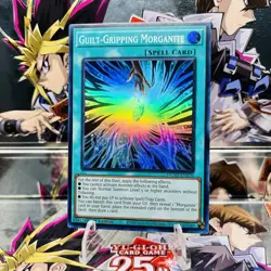 Yugioh Guilt-Gripping Morganite DUAD-EN070 Super Rare 1st Ed Near Mint - Image 1