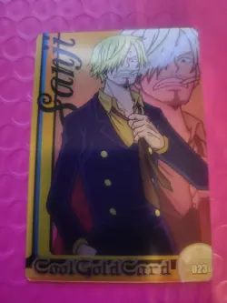 One Piece Morinaga Wafer Choco Clear Card Sanji - Image 1