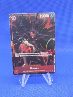 One Piece Emperors in the New World Shanks OP09-004 Alternate Alt Art Super Rare - Image 1