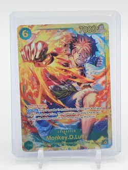 MONKEY D. LUFFY 2025 ONE PIECE CARRYING ON WILL SECRET RARE OP13-118 Q4444 - Image 1