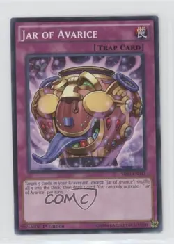 Jar of Avarice 1st Ed. YuGiOh Machine Reactor Structure Deck #SR03-EN0033 - Image 1