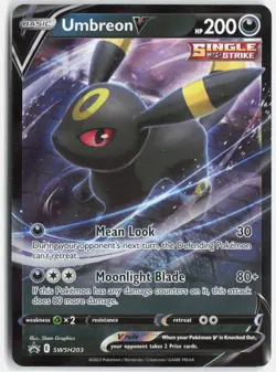 Umbreon V - Promo SWSH: Sword & Shield Promo Cards SWSH203 NM - Image 1