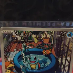 Pokemon TCG Squirtle Illustration Rare Holo Card 148/142 Sv07 Stellar Crown - Image 2