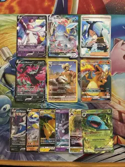 Pokemon Card Lot Full Art Alt Art Fire Dark Sylveon Glaceon Charizard Moltres - Image 1