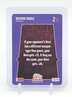 WEAPON TANGLE 2025 BO JACKSON BATTLE ARENA 1ST ED #PL-23 PLAY CARD Q3735 - Image 1