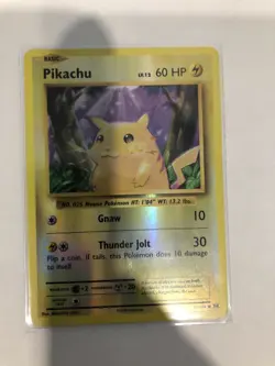 PIKACHU Reverse HOLO XY Evolutions 35/108 Pokemon Card (Sealed) - Image 1