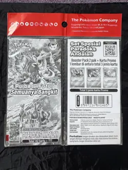 Indonesia Pokemon Card - Rare Reverse Holo Pikachu Stamp 100/SV-P -PROMO PACKS - Image 2