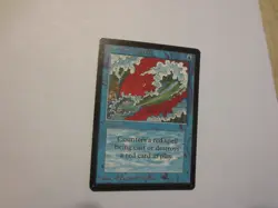 MTG BLUE ELEMENTAL BLAST CARD - Image 1