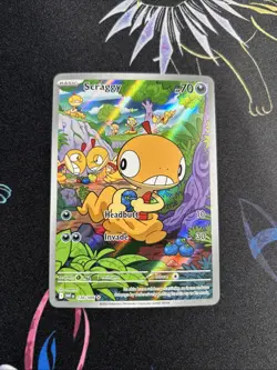 Pokemon Scraggy TCG Illustration Rare Holo Card SV White Flare 138/086 - Image 2