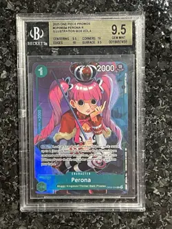 Perona (Illustration Box Vol.4) OP09-034 One Piece Promotion Cards Foil BGS 9.5 - Image 1