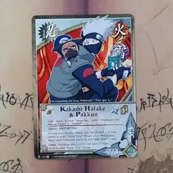 Naruto CCG, Kakashi Hatake & Pakkun #742 1st Edition Regular NM Card English - Image 1