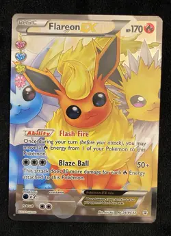 Flareon EX (Full Art) RC28-32 Generations: Radiant Collection Holo Pokemon Card - Image 1