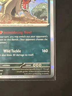 Mabosstiff 63/91 Reverse Holo NM Scarlet & Violet Paldean Fates Pokemon Card TCG - Image 5