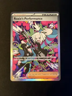 Roxie's Performance SIR 121/086 Chaos Rising CRI Pokemon Card - Image 1